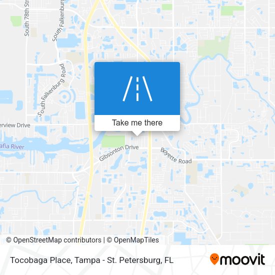 Tocobaga Place map