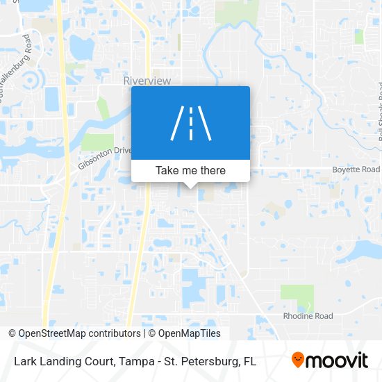 Lark Landing Court map