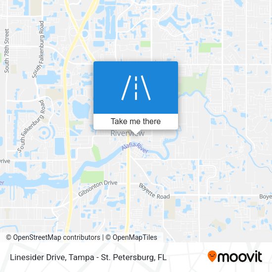 Linesider Drive map