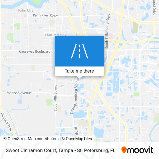 Mapa de Sweet Cinnamon Court