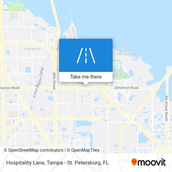 Hospitality Lane map