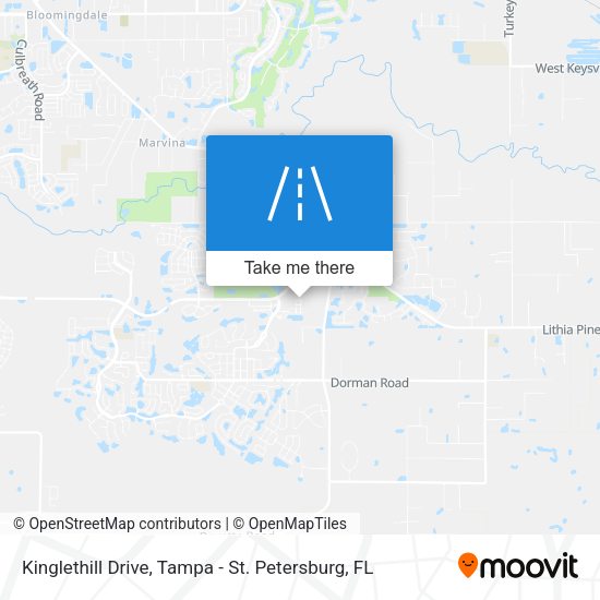 Kinglethill Drive map