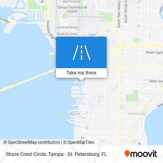Mapa de Shore Crest Circle