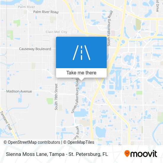 Mapa de Sienna Moss Lane
