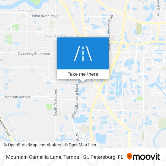 Mountain Camellia Lane map