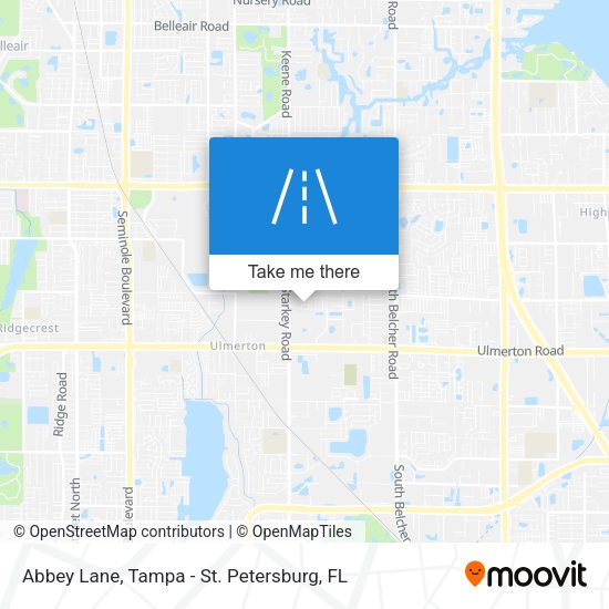 Abbey Lane map