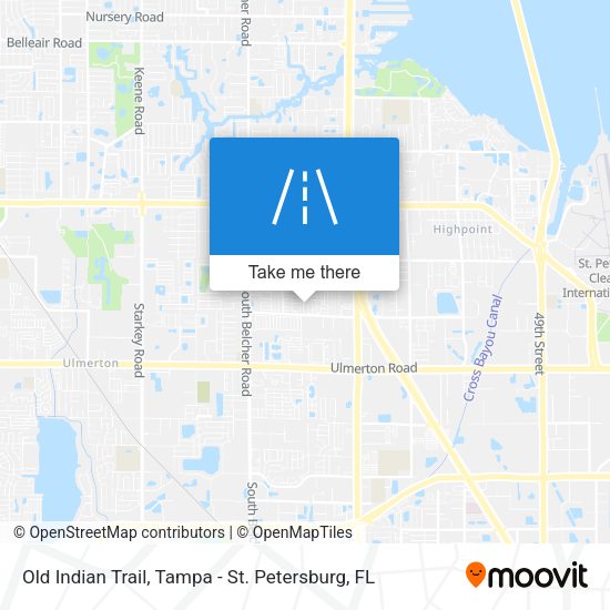 Mapa de Old Indian Trail