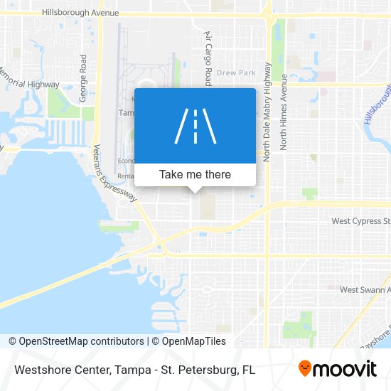 Westshore Center map