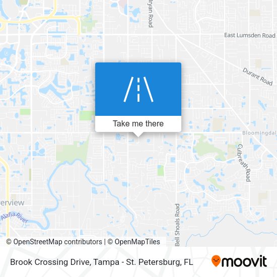 Mapa de Brook Crossing Drive
