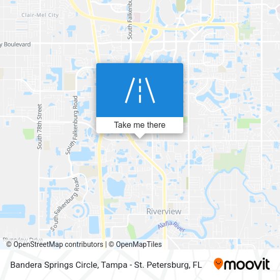 Bandera Springs Circle map
