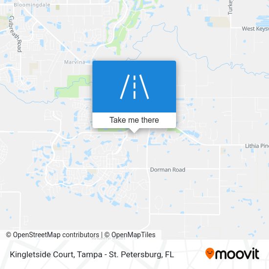 Mapa de Kingletside Court