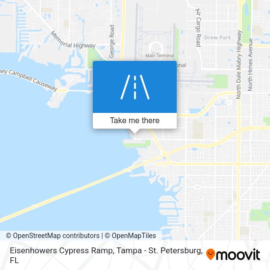Mapa de Eisenhowers Cypress Ramp