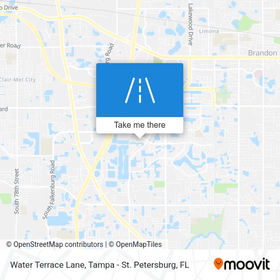 Mapa de Water Terrace Lane