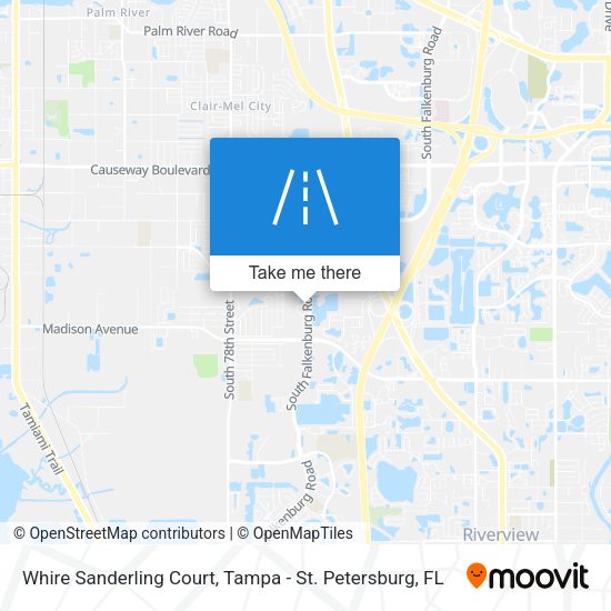 Whire Sanderling Court map