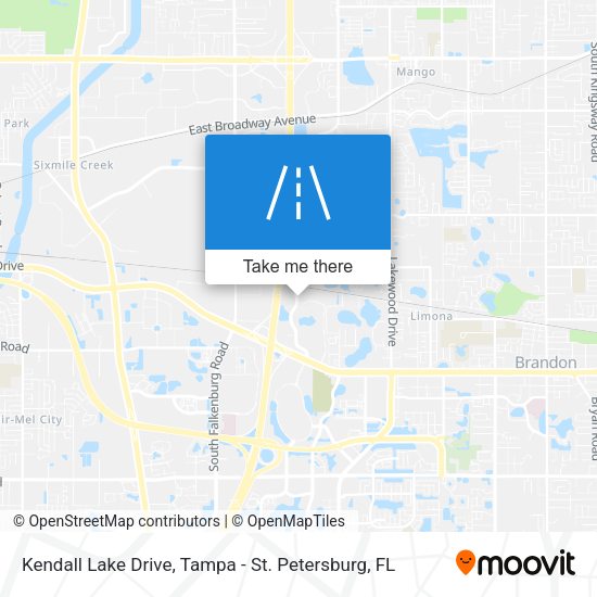 Mapa de Kendall Lake Drive