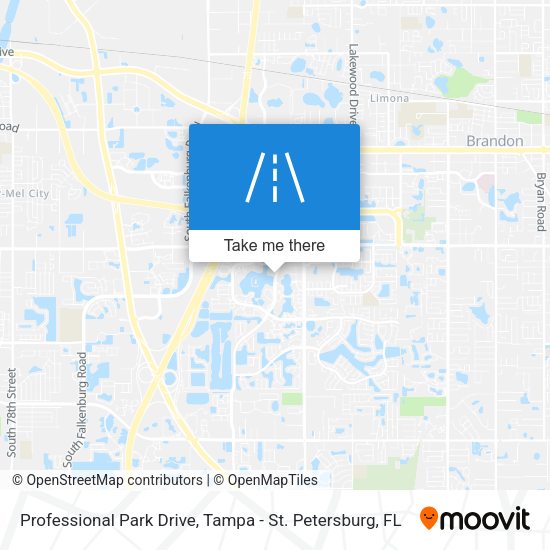 Professional Park Drive map