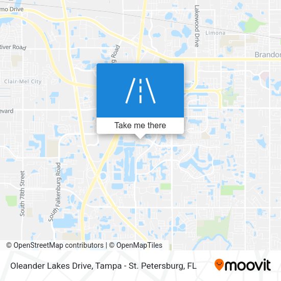 Mapa de Oleander Lakes Drive