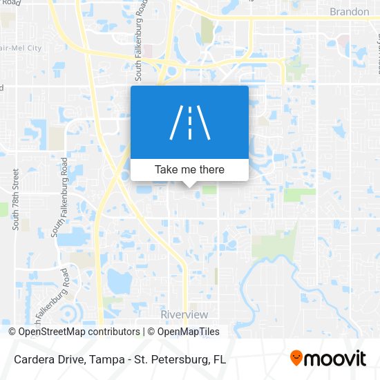 Mapa de Cardera Drive