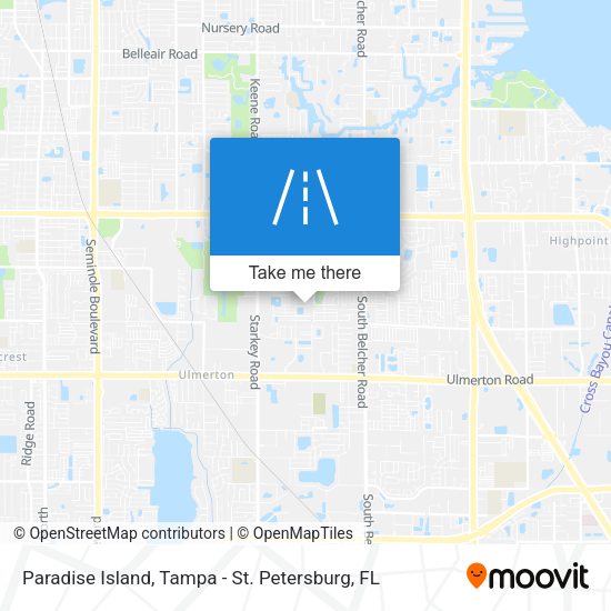 Paradise Island map