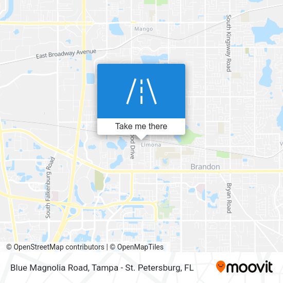 Blue Magnolia Road map
