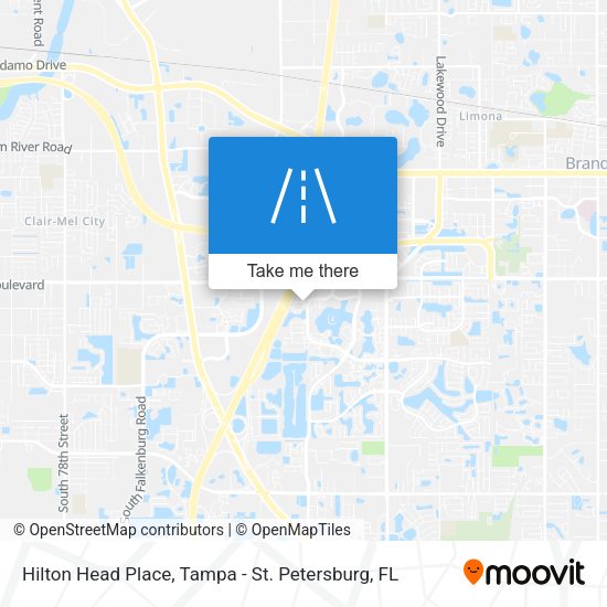 Hilton Head Place map