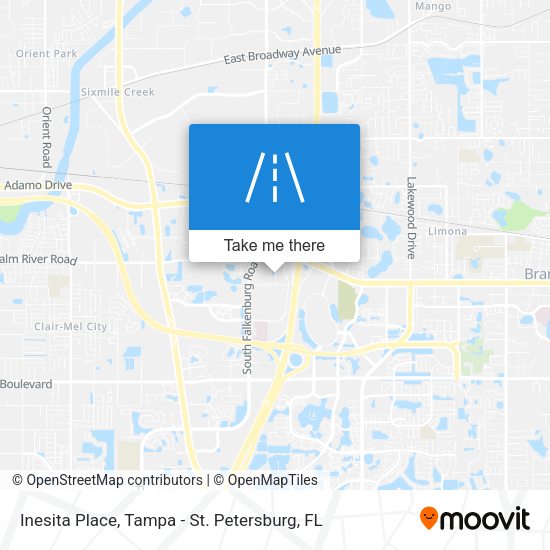Inesita Place map