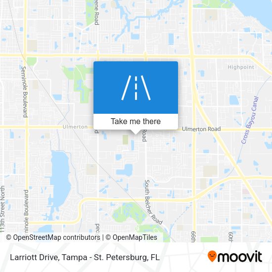 Mapa de Larriott Drive