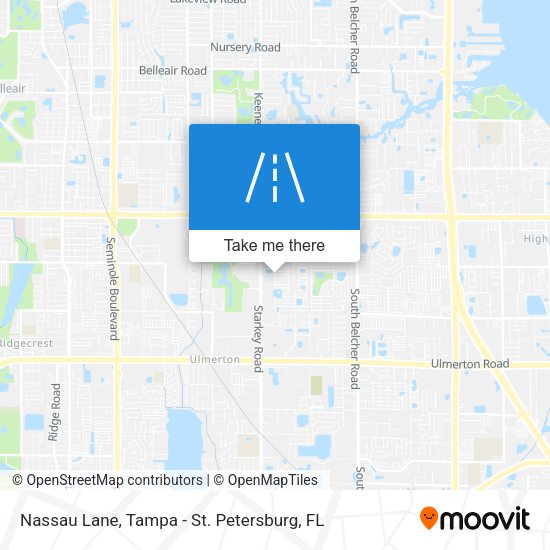 Nassau Lane map