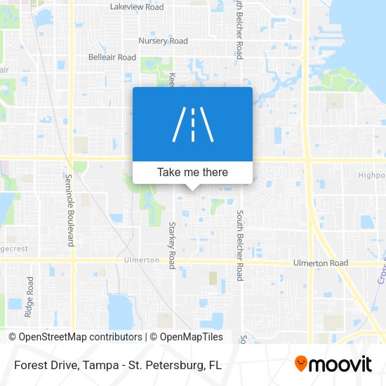 Forest Drive map
