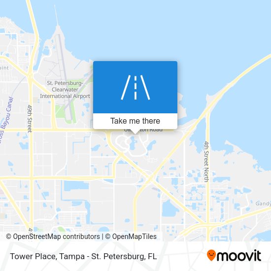 Tower Place map