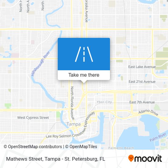 Mapa de Mathews Street