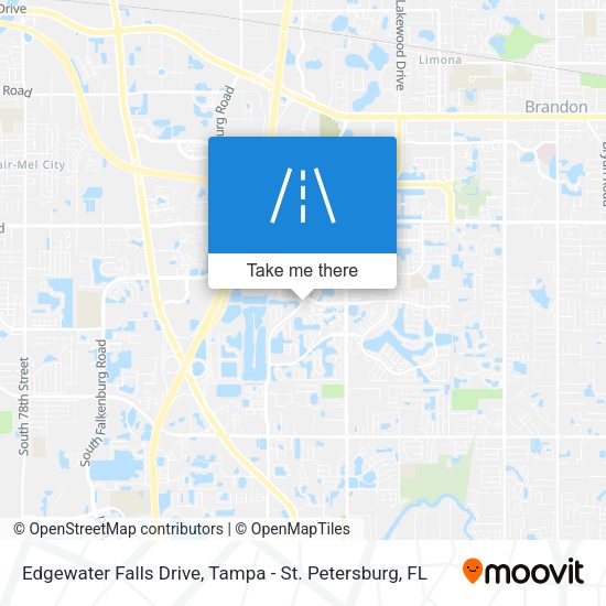 Mapa de Edgewater Falls Drive