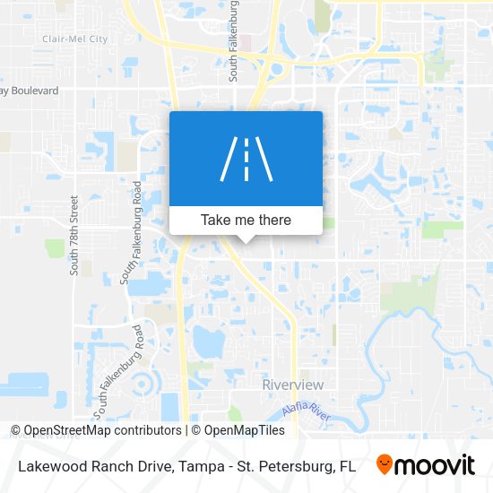 Lakewood Ranch Drive map