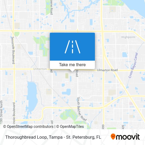 Mapa de Thoroughbread Loop