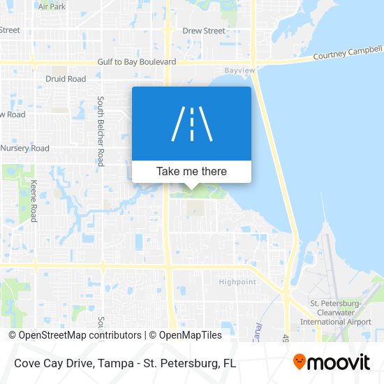 Mapa de Cove Cay Drive