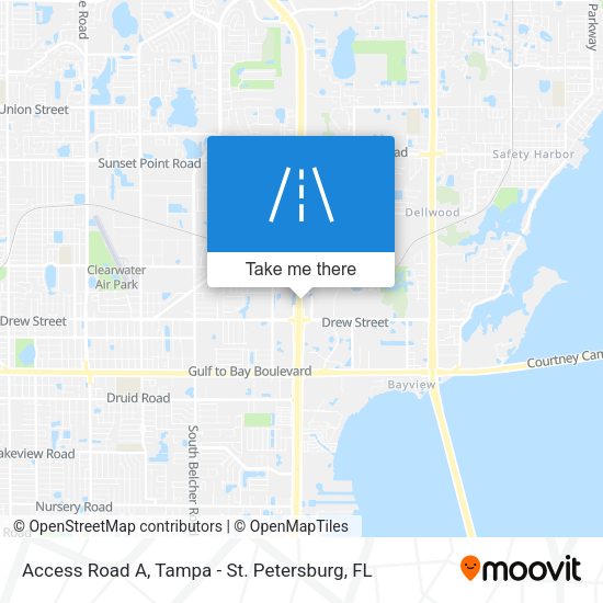 Access Road A map