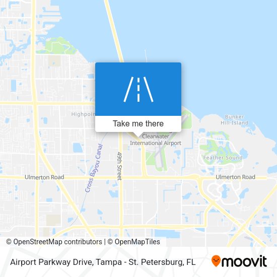Airport Parkway Drive map