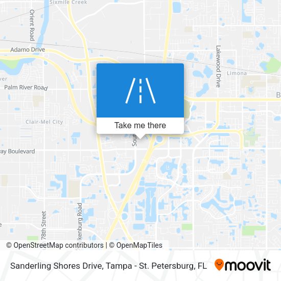 Sanderling Shores Drive map