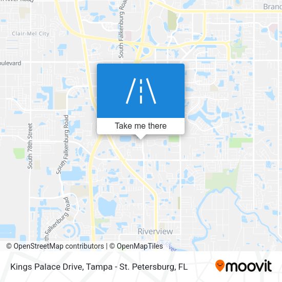Kings Palace Drive map