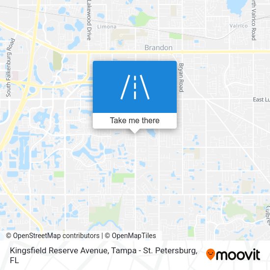 Mapa de Kingsfield Reserve Avenue
