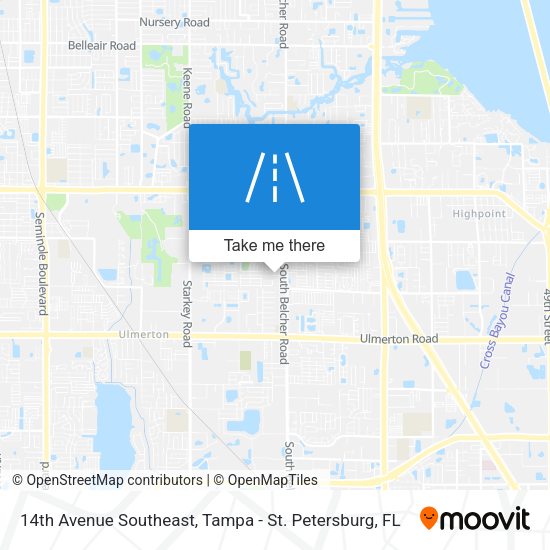 Mapa de 14th Avenue Southeast
