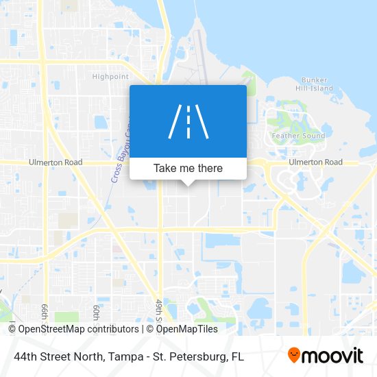 Mapa de 44th Street North