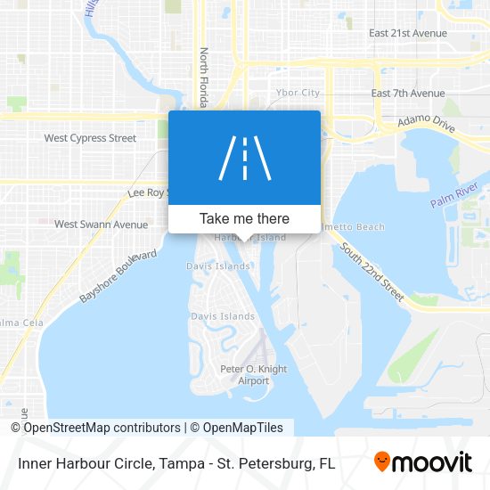 Inner Harbour Circle map