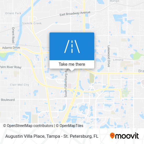 Augustin Villa Place map