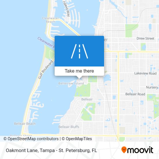 Oakmont Lane map