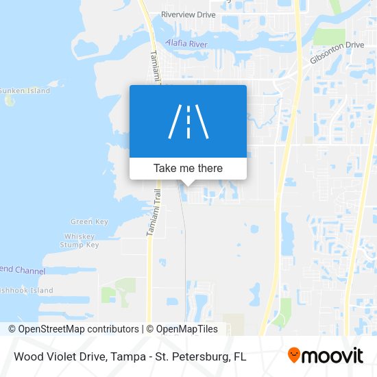 Mapa de Wood Violet Drive
