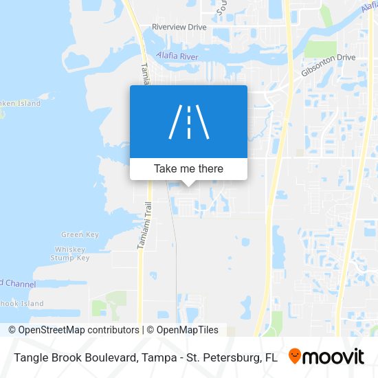 Tangle Brook Boulevard map