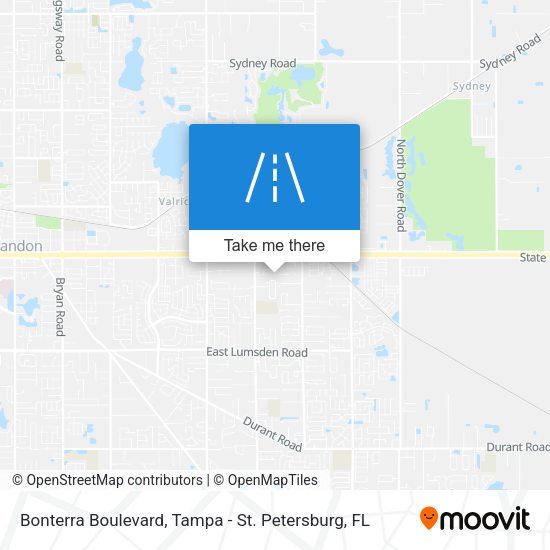 Mapa de Bonterra Boulevard