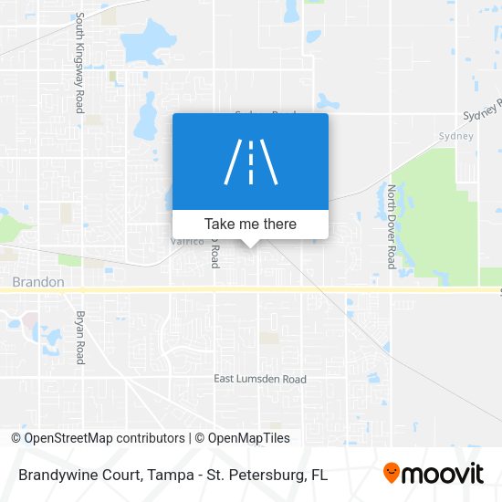 Brandywine Court map