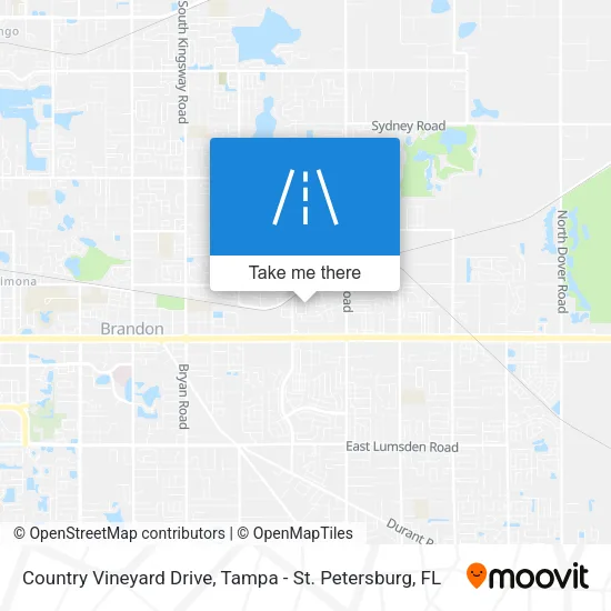 Mapa de Country Vineyard Drive